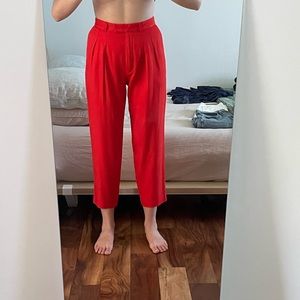 A.P.C. Red Cheryl Trousers